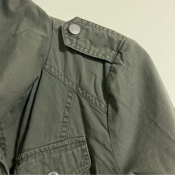 Guess Lined Green Utility Jacket Size Small - Picture 8 of 10